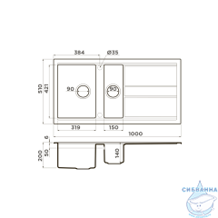 Кухонная мойка Omoikiri Kitagawa 100-2-WG wind green