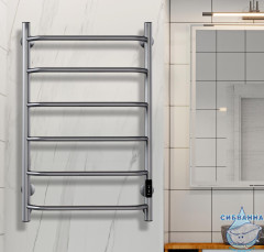 Полотенцесушитель электрический Indigo Roof Lux П6 (с таймером) 50х80 графит (с возможностью скрытого подключения, подключение R/L)