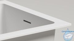 Ванна из искусственного камня Salini Cascata Kit 150x70 (материал S-Sense, белый глянцевый)