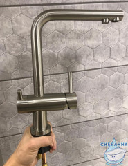 Смеситель для кухни Omoikiri Nagano 4994011 (нержавеющая сталь)