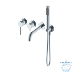 Встраиваемый смеситель для ванны Oliveeka Y-Line OL-889017-CR (хром)