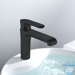 Смеситель для раковины Vincea Esse VBF-1E1MB (черный матовый)