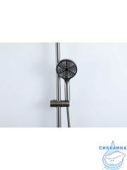 Душевая система Frap F24807-9 250 1 режим (оружейная сталь)