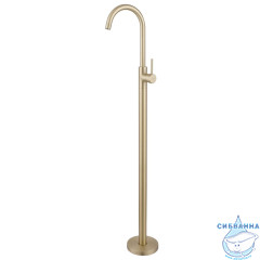 Смеситель для раковины напольный Abber Wasser Kreis AF8141G (золото матовое)