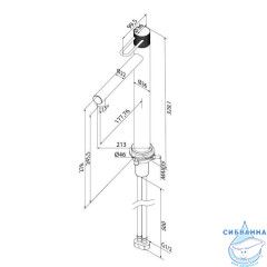 Смеситель для раковины Iddis Duna DUNGM01i01 (графит )