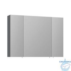 Зеркальный шкаф ORKA Likya 100 антрацит матовый
