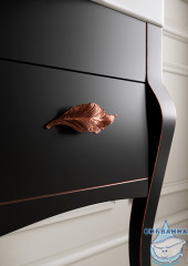 Тумба Aqwella Clarberg Borgia 110 с раковиной Brodway 110 черный