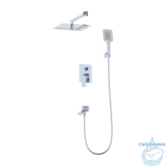 Душевая система Oliveeka D-Line 300 1 режим OL-939003-CR (хром)