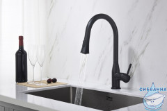 Смеситель для кухни Timo Saona 2336/03FL (черный матовый)