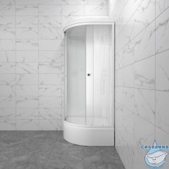 Душевая кабина Тритон Лайт 100х100 В профиль белый, стело лайт Щ0000061826