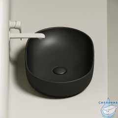 Раковина на столешницу 60 см Ceramicanova Element CN6047MB (черный матовый)