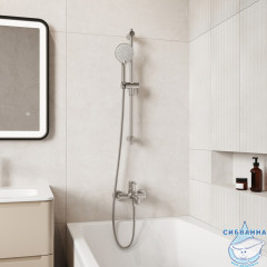 Cмеситель для ванны Iddis Aiger AIGBC00i02WA (хром матовый)