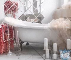 Ванна из литьевого мрамора New Line Sanitary Даллас King Size на ножках 174х81