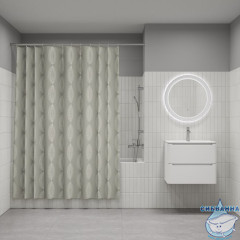 Штора для ванной, 200x180 см, Полиэстер, IDDIS, BD05P18i11