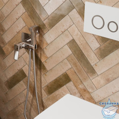 Встраиваемый смеситель с гигиеническим душем Wasserkraft Naab 8638 (хром)