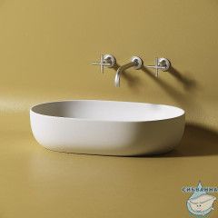  Раковина на столешницу 60 см Ceramicanova Element CN6047MW (белый матовый)