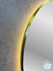 Зеркало Calypso Andromeda LED 80x80 AND80BG