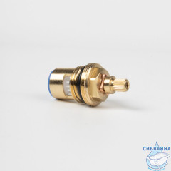 Кран-букса для смесителя, керамика, 180°, 22 зубцов, G1/2", М24, h=47 мм, IDDIS, 998CR471SM