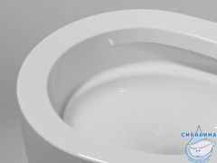 Унитаз подвесной безободковый Ceramicanova Modena  Rimless CN6063 с сиденьем быстросъемным Soft Close (микролифт)