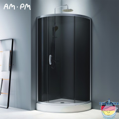 Душевое ограждение Am.Pm Like Solo Slide W83G-315-090CG 90x90 профиль хром, стекло тонированное (без поддона)