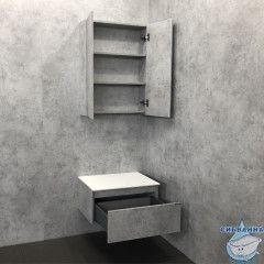 Комод Comforty Осло 60 бетон светлый