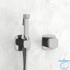 Встраиваемый смеситель с гигиеническим душем Wasserkraft A8651.326.057.136 (хром)