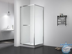 Душевой поддон ABBER AD3D090AP 90х90 квадратный, ABS-пластик, белый