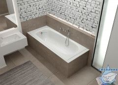 Чугунная ванна Универсал Грация 170х70 с ножками