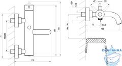Смеситель для душа Ravak Espirit X070316 (графит)