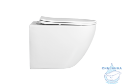 Унитаз подвесной безободковый Aquatek Европа AQ1900-00 (с сиденьем Soft Close (микролифт)