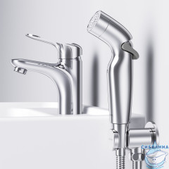 Смеситель с гигиеническим душем AM.PM Sunny F85C03000 (хром)