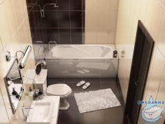 Ванна из литьевого мрамора Esse Haiti 179x74