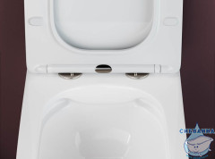 Унитаз подвесной безободковый Ceramicanova Metric Rimless CN3007 с сиденьем быстросъемным Soft Close (микролифт)