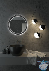 Зеркало Calypso Planet Black LED 60x60