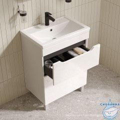 Тумба напольная, 60 см, белый, Ray, IDDIS, RAY60WFi95 подходит умыв. 4076000i28