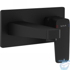 Встраиваемый смеситель для раковины Vitra Root Square A4273836EXP (черный матовый)