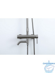 Душевая система Frap F24807-9 250 1 режим (оружейная сталь)