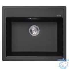 Кухонная мойка ABBER Quarz AQ2902B черная