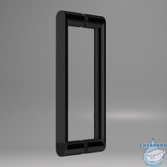 Душевое ограждение Vincea Дайс 140x100 профиль черный, стекло прозрачное VSR-4D1014CLB