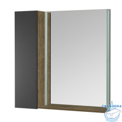 Модуль для зеркала Акватон Терра 24 Дуб Кантри/Антрацит 1A247403TEKA0)