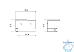 Держатель туалетной бумаги Aquatek Либра AQ4929CR 