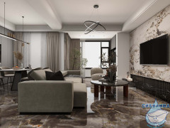 Плитка керамогранитная AZARIO GRASBERG GOLD 60x120 Carving (H18004003G)