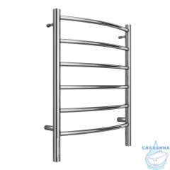 Полотенцесушитель электрический Terminus Классик П6 50х65 (с возможностью скрытого подключения, подключение слева)