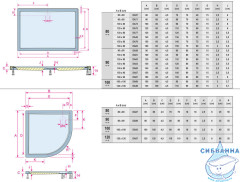 Акриловый поддон Riho Davos 293 120x100 DA4900500000000 белый