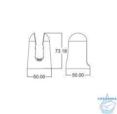 Держатель для лейки, 010, IDDIS, 010CP00I53