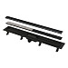 Дренажный трап для душа Alcaplast APZ19BLACK-650 65 см с решеткой (черный) 