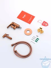 Встраиваемый смеситель с гигиеническим душем Raglo R07.52.33 (медь)