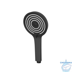 Душевая лейка, черный матовый, 5 режимов, Agua, IDDIS, AGU15B0i18