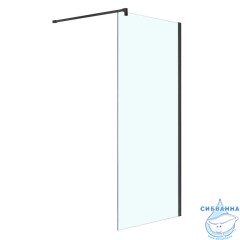 Walk-in Azario Chicago  90 профиль черный, стекло прозрачное AZ-NAR6310 900 Black