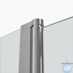 Шторка для ванны Encanto Alto 110х135 профиль хром, стекло прозрачное EG110.5111A